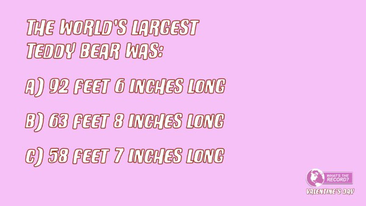 What's The Record Valentine's Day image number null